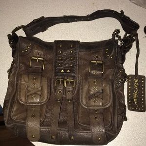 Betsey Johnson Leather Brown purse